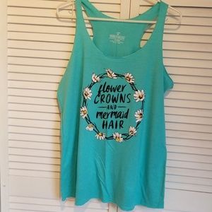 Flower Crown Tank Top